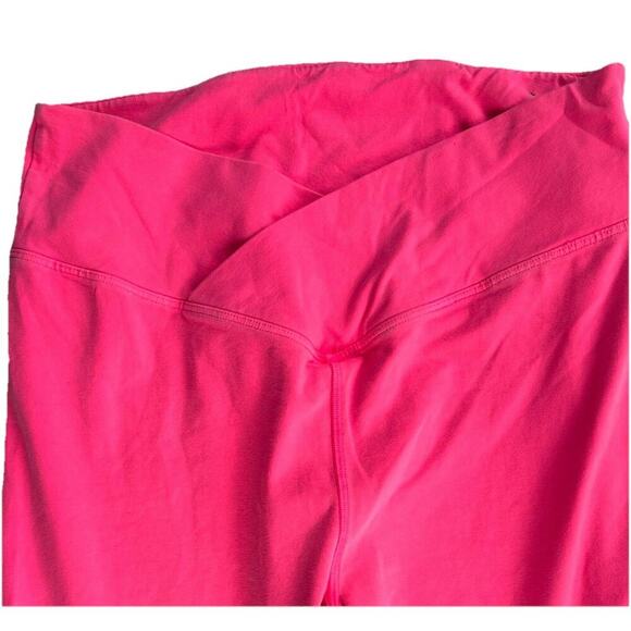 Vintage Y2K Victoria's Secret All PINK Sz XL Boot Yoga Pants V Front Flare 90's - Picture 3 of 9